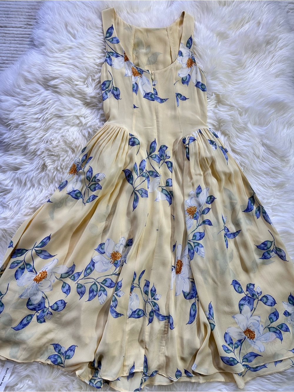 🌼 Reformation “Anelis” Floral Dress – NWT – Yellow / Blue Print - Picture 5 of 13